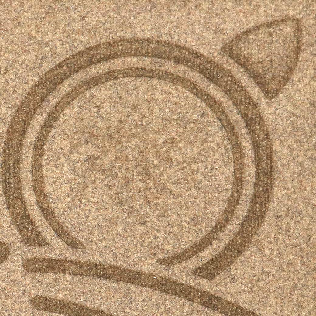 WaterHog® Kitty Face Bowl Mat