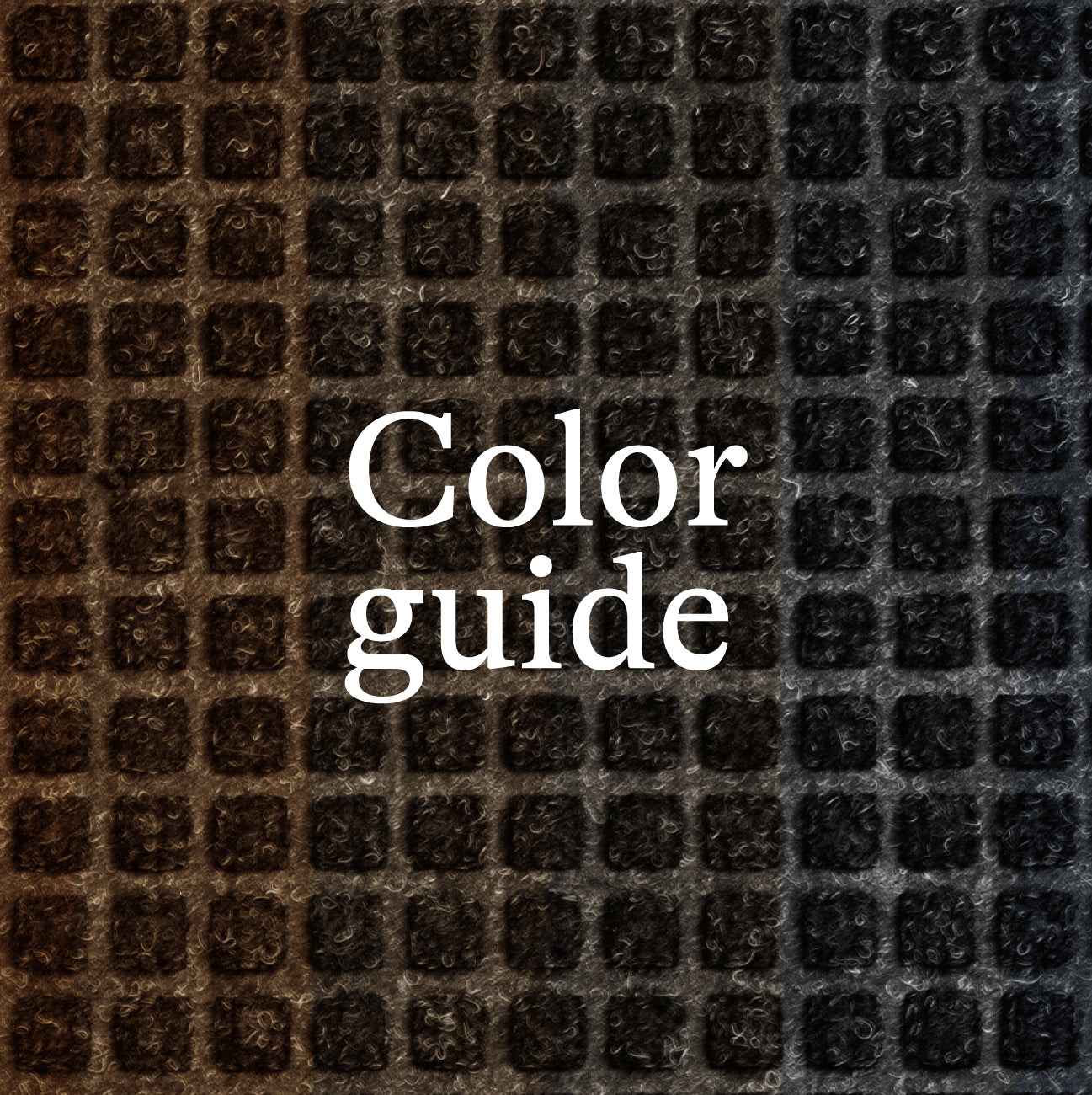 Waterhog outdoor mat entrance mat absorbant mat color guide