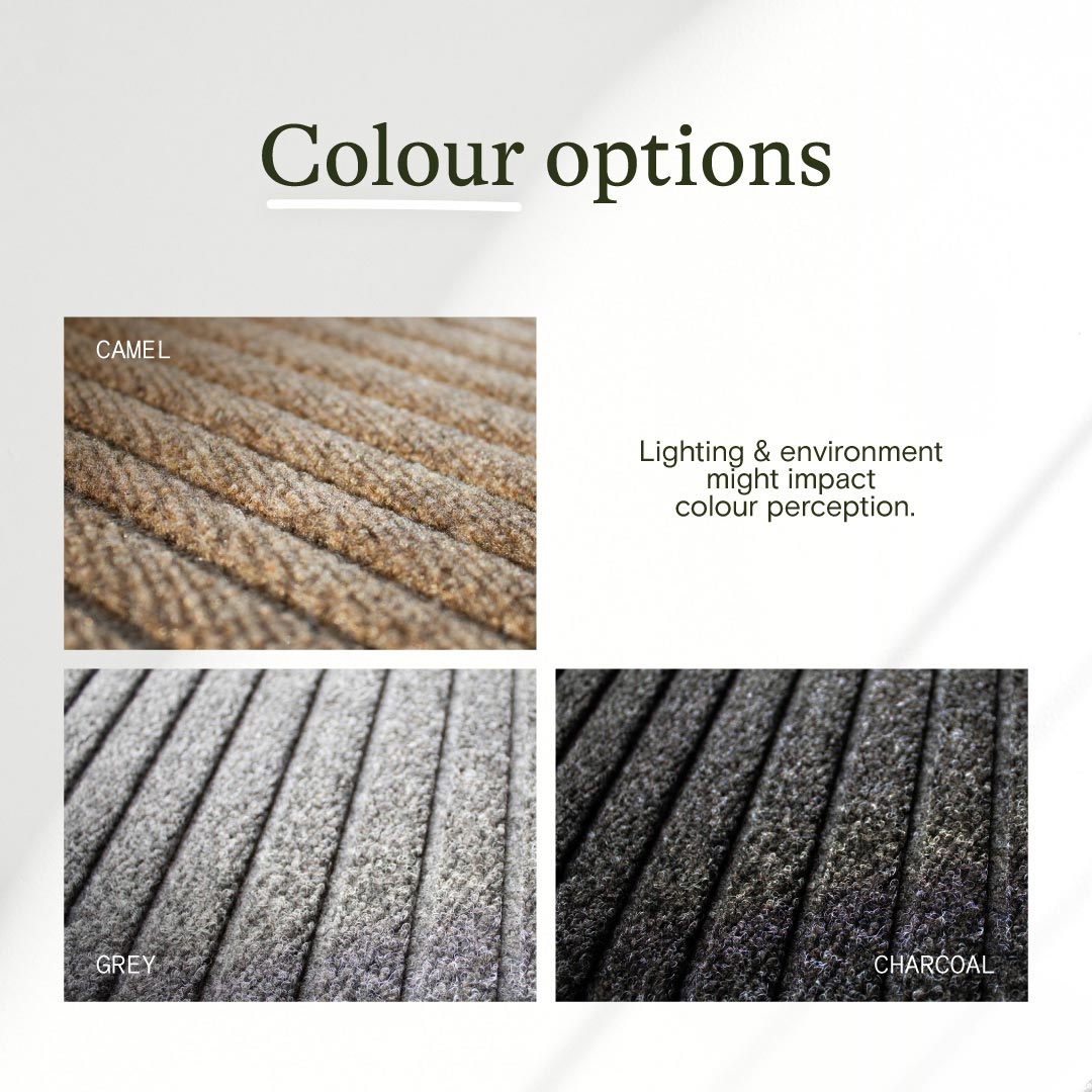 information about the available colours for the waterhog gradient doormat