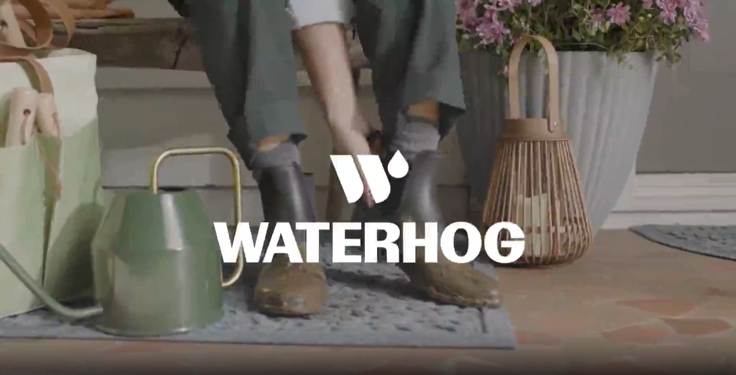WaterHog innovative bi-level design that traps dirt and moisture