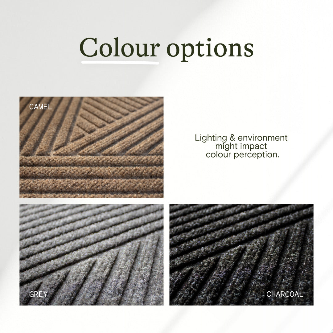 colour guide showing the available colours or waterhog pyramide