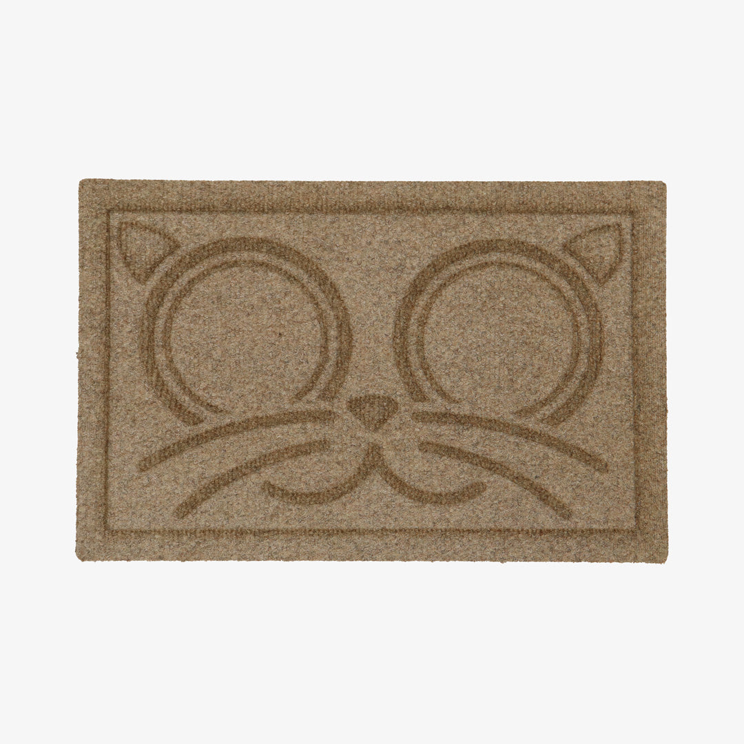 WaterHog® Kitty Face Bowl Mat