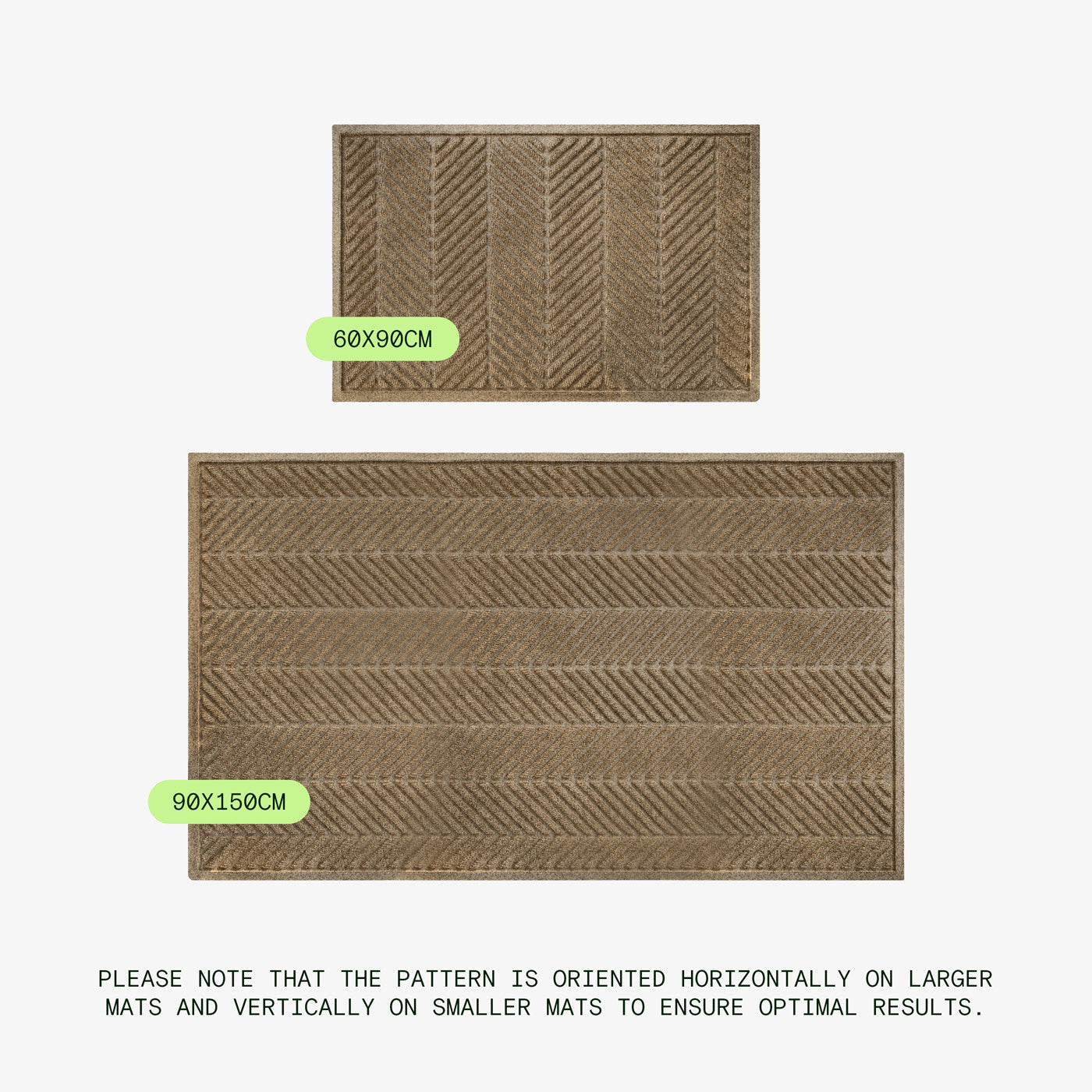 WaterHog® Herringbone Indoor/Outdoor Doormat